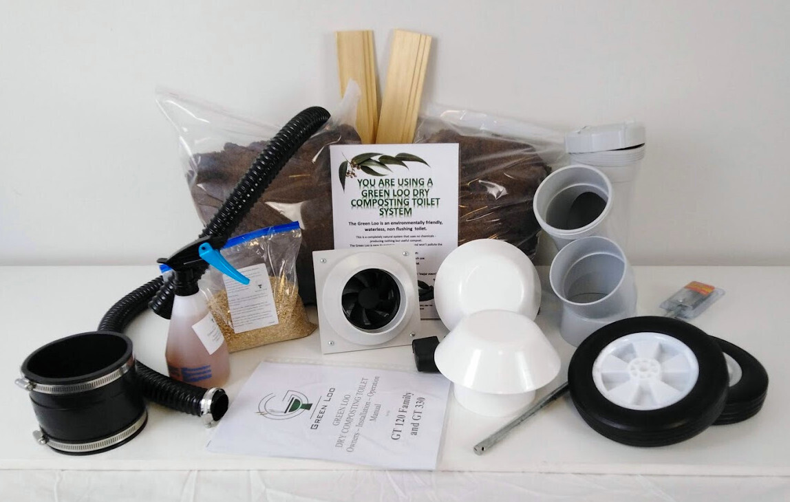 GT 120 CM Composting Toilet Kit Green Loo Composting Toilets